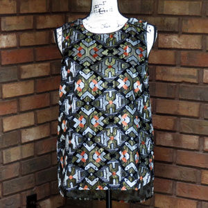 Anthro MEADOW RUE Velvet Burnout Top - LIKE NEW! S